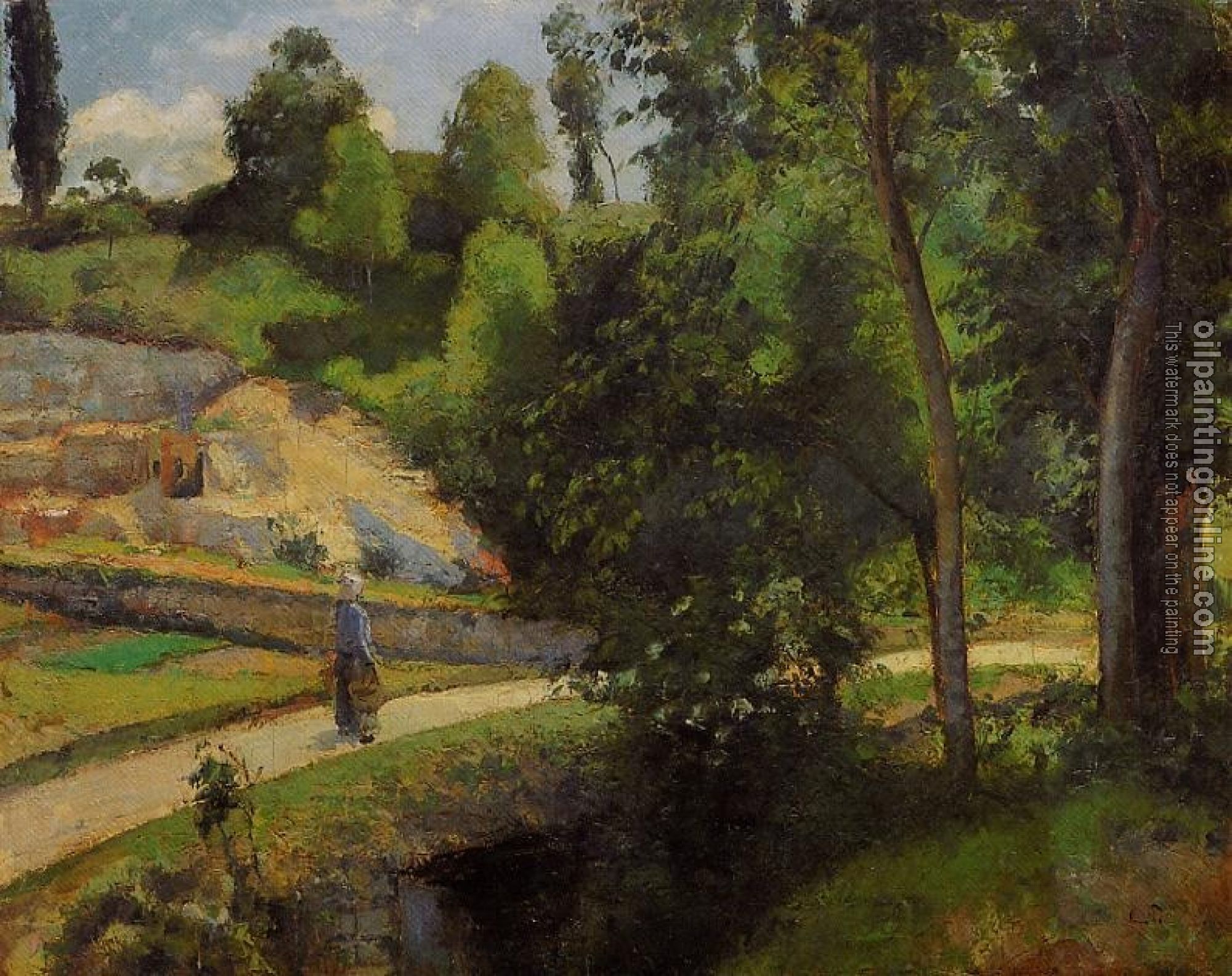 Pissarro, Camille - The Quarry, Pontoise